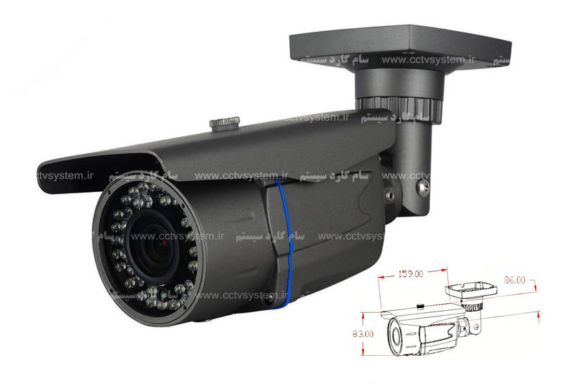 دوربین مداربسته مدل  DX-622-IR