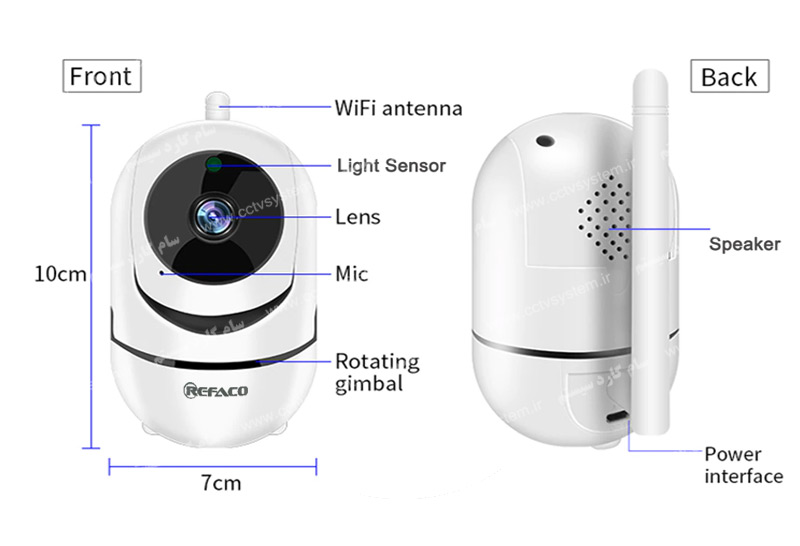 دوربین مداربسته مدل  IP-W302R-WIFI