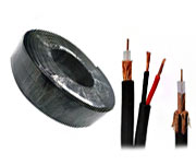 کابل کواکسیال دوربین مداربسته برق بغل کلاف 100 متری 96 رشته شیلد