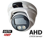 دوربین مداربسته سقفی وارم لایت آنالوگ 4 مگاپیکسل دید در شب برند وارداتی AHD CVI